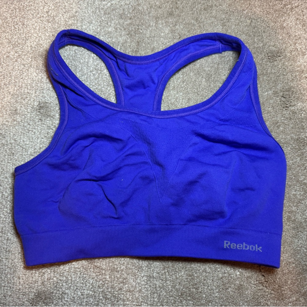 Reebok Women's Vibrant Blue Sports Bra